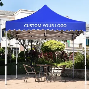 Gazebo pliable 3X3 Toldos Plegables Carpa 10X10Ft Oxford Trade Show Tent Pièce commerciale Gazebo Tente extérieure pour foire commerciale