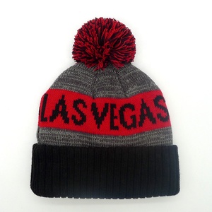 Unisex Jacquard Acrylic Beanie <strong>Hats</strong> Custom Logo 3D Embroidery Cartoon Pom Pom Multi-Color Winter Sport Travel Outdoor Unique - Product Image 2