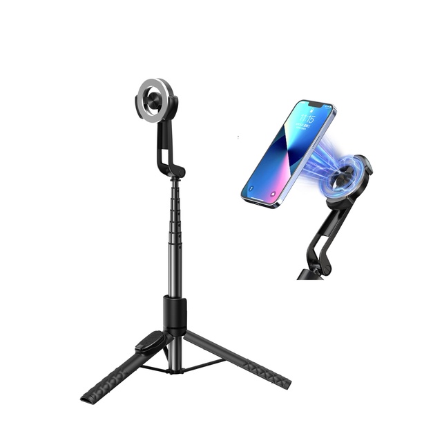 Magnetic Mobile Photography Bracket Phone Tripod with Magnetic Mount Stand Bracket Cellphone Holder MAGNETIC EXPANDABLE PHONE