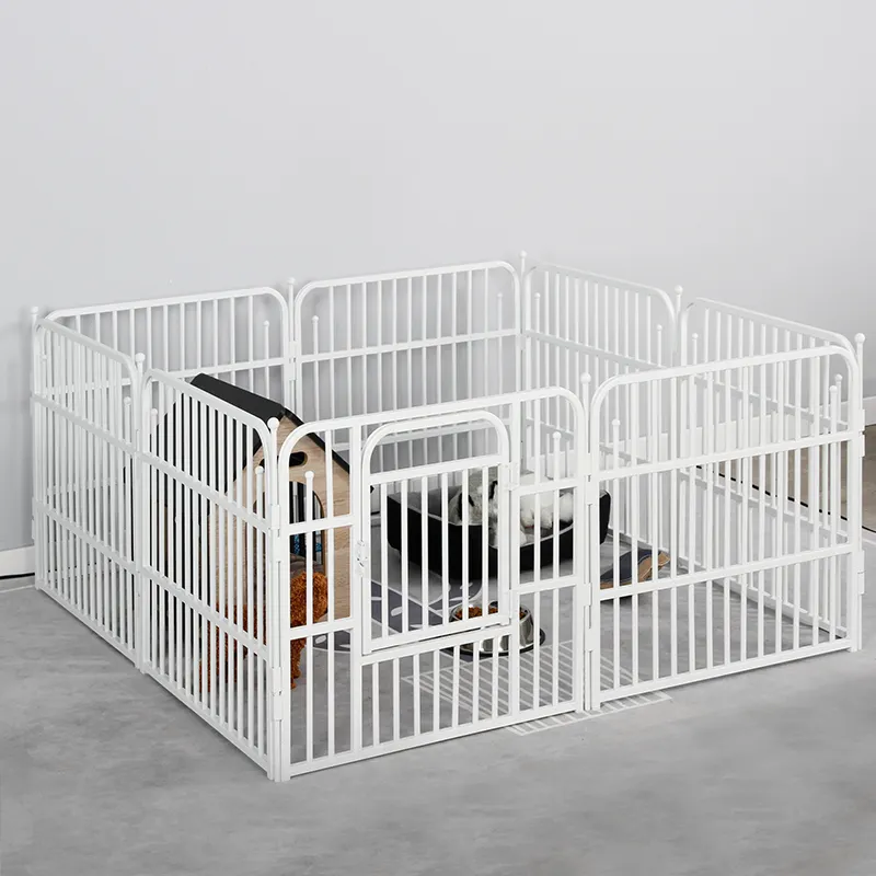 Pet mèo playpen Puppy Crate cũi thỏ cho mèo trong nhà kèm theo