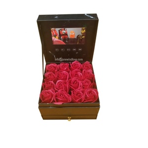 Mármol Digital Jewelry <span class=keywords><strong>Mejor</strong></span> Tiktok Video en una caja de regalo Pantalla Lcd de 5 pulgadas Caja de video para <span class=keywords><strong>el</strong></span> día de la madre Boda Cumpleaños Marketing - Product Image 2