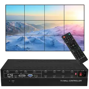 URayTech 12 채널 HDMI 비디오 월 컨트롤러 4x3 3x4 TV 접합