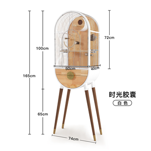 Papegaai Vogelkooi Milieuvriendelijk Massief Houten Vierkante Doos Sluiting Knop Ontwerp Kleine Rassen Kunnen Diy Gerangschikt Interieur Luxueus - Product Image 5