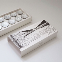 Boîte de présentation en carton pour capsules de café, pour comptoir, vente de dosettes de café