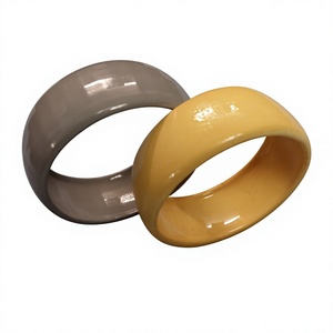 Nuevo Brazalete de Resina Personalizado con Diseño de Ángel Impreso en 3D, en Capas Azul, Rosa, Blanco y Gris, para Mujeres Indias, Joyería al por Mayor - Product Image 2