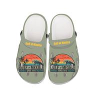 Sabots personnalisés imprimés unisexe, antidérapants pour l'extérieur, pantoufles de jardin, chaussures de plage souples pour garçons, sabots mexicains à motifs de dessins animés