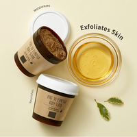 Diy Casero Bahan Lulur Kopi Bicarbonato de sodio y Arábica Lavado DE CARA Café en polvo Exfoliante facial Exfoliante con miel para la piel