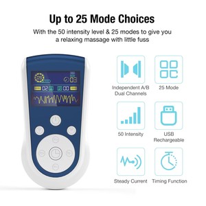 Estimulador muscular portátil Dispositivo de terapia en el hogar Dispositivo <span class=keywords><strong>TENS</strong></span> EMS para aliviar el dolor Recuperación muscular y alivio del estrés Masajeador <span class=keywords><strong>TENS</strong></span> - Product Image 5
