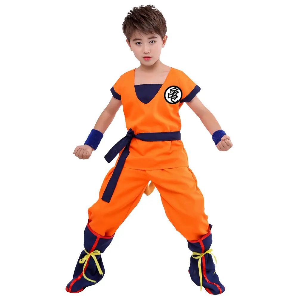 Halloween Musim Panas Longgar Anime Cosplay Kostum Z Kemeja Kustom Ragon-Ball Mantel Jubah Cosplay Kostum Dewasa Anak