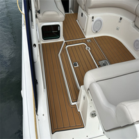 Plateforme de bain et tapis de cockpit pour bateau Doral Monticello 250 SE 2004-2006, revêtement de pont en EVA imitation teck, SeaDek MarineMat Gatorstep Style, adhésif