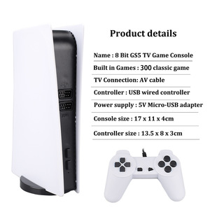 เครื่องเล่นเกม Gs5 แบบมีสายสำหรับเล่นที่บ้าน พร้อมเกม 300 เกม สำหรับเล่นบนทีวี - Product Image 3