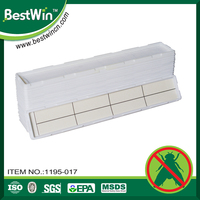 Tablero de pegamento para insectos con sabor a plátano con recubrimiento de un solo lado, herramienta de control de insectos, trampa para moscas con lámpara UV