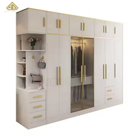 Nouvelle mode de mobilier moderne pour chambre à coucher avec porte armoire coulissante en bois organisateur design vêtements armoire pour meubles de maison