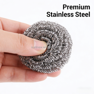 Estropajo de Acero Inoxidable para Lavar Platos, 6 en 1, Resistente, Sostenible, Personalizable, para Limpieza del Hogar - Product Image 5