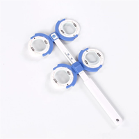 Set instrumen optometri profesional kualitas tinggi LP-48 lensa prisma optik oftalmik dengan instrumen optik Flipper