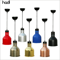 Lampes chauffantes sans fil rétractables de haute qualité 250W en acier inoxydable équipement de restauration ustensiles suspendus chauffe-aliments pour hôtels