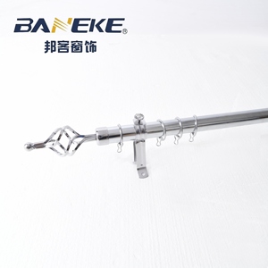 <span class=keywords><strong>Tringle</strong></span> à <span class=keywords><strong>rideau</strong></span> télescopique simple en alliage d'aluminium moderne et réglable de 4 m avec quatre filetages, écoénergétique et stable - Product Image 6