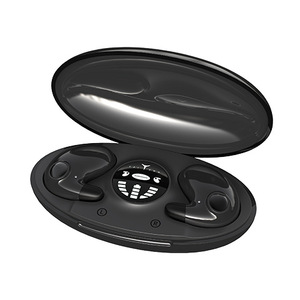 Écouteurs sans fil Bluetooth à conduction osseuse TWS, chargement Type C 5.0, pour le sommeil, hommes et femmes, noir, blanc, tons de peau - Product Image 1