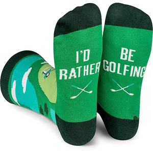 Chaussettes <span class=keywords><strong>de</strong></span> sport en coton jacquard pour le golf et le pickleball, motif lettres tendance, logo corporel, vente en gros, été, best-seller - Product Image 2