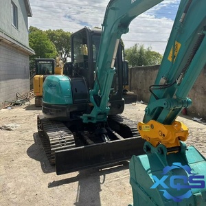 Mini-excavatrice d'occasion Kobelco SK55 d'origine japonaise en bon état, 5 tonnes, modèle SK55SR, excavatrice sur chenilles avec cabine - Product Image 5