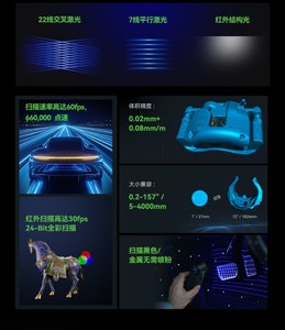 Cr-scan Raptor Pro cầm tay <span class=keywords><strong>3D</strong></span> máy quét 0.02mm chính xác 20-4000mm quét - Product Image 4