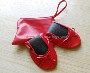 Bailarinas planas plegables para fiesta, zapatos <span class=keywords><strong>de</strong></span> <span class=keywords><strong>ballet</strong></span> para regalo <span class=keywords><strong>de</strong></span> invitación, color dorado champán, <span class=keywords><strong>precio</strong></span> barato - Product Image 4
