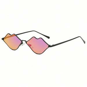 Gafas de Sol de Moda para Mujer, Diseño de Corazón Rojo, Forma de Labios Pequeños, Venta al Por Mayor de Fábrica 2019 - Product Image 3