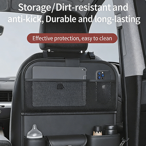 Sac de rangement pour siège de voiture multifonctionnel et abordable de haute qualité, sac d'organisation pour siège arrière de voiture, sac pliable pour dossier de siège de voiture - Product Image 4