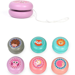 Jouet en <span class=keywords><strong>bois</strong></span> naturel classique personnalisé pour enfants, jeu en boucle avec <span class=keywords><strong>yoyo</strong></span> en <span class=keywords><strong>bois</strong></span> - Product Image 1