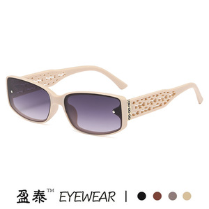 <b>Sunglasses</b> Women <b>Square</b> Frame PC UV400 Light Weight Cat Eye Style - Product Image 4