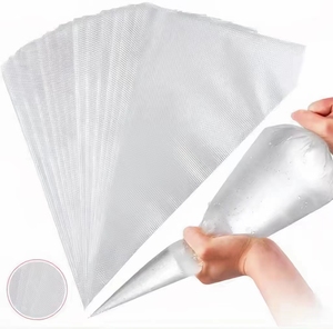 100 Sacchetti Triangolari in Plastica Spessa Monouso per Decorazione Torte, 12 Pollici, Resistenti e Anti-Strappo, Professionali per Pasticceria - Product Image 3