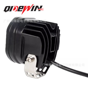 Qideguan 40W Motorcycle Spotlight <b>Led</b> <b>Work</b> <b>Light</b> 12-24V White Yellow Dual Color For Electric Vehicle External Lighting - Product Image 4