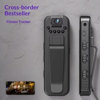 Caméra de poche HD 1080P, caméra de conférence portable, mini caméra corporelle avec vision nocturne, matériau ABS+PCBA pour les sports de plein air