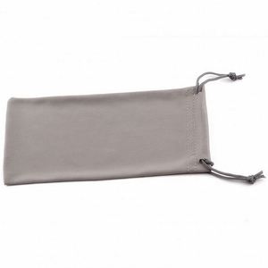 Wholesale Logo Custom <b>Black</b> White Eyeglasses Pouch Microfiber <b>Sunglasses</b> Bag 18*9cm - Product Image 5