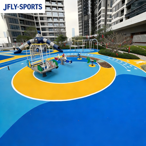 Gránulos de EPDM de Alto Contenido de 1-4 mm para Pistas de Atletismo sin Juntas, Partículas de Goma Coloridas para Áreas de Juegos Escolares - Product Image 1