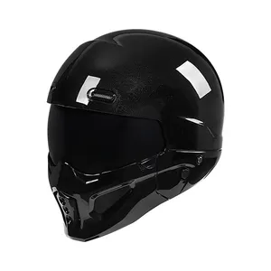 New Arrival Modular Motorcycle Helmet Dot Approved Full Face Helmet With Detachable Chin Combat Helmet