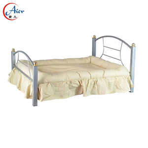 Chenil pour chien de compagnie en plastique d'acier inoxydable de haute qualité grand Type de palette de Cage en fer de <span class=keywords><strong>Transport</strong></span> extérieur avec emballage de boîte de plateau en plastique - Product Image 6