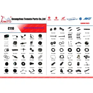 Wholesale all C110 Motorcycle Parts y Todo repuestos de motocicleta C110,C100,DY100,C70