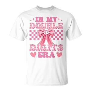 Camiseta para niñas con lazo coqueto de My Double Digits Era 10Th Birthday - Product Image 1
