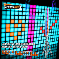 Marslite Matrix Blinder Dj Lights Pro : Panneaux LED matriciels pour DJ, éclairage de scène, discothèque, club, bar, avec fonction de raccordement