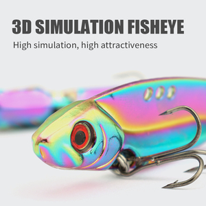 Ushazer <span class=keywords><strong>esche</strong></span> da pesca <span class=keywords><strong>esche</strong></span> da pesca in metallo Vib spigola esca esca esca per pesca a cucchiaio artificiale esca da pesca - Product Image 4