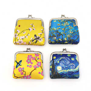 กระเป๋ามินิวินเทจแบบสั่งทำพร้อมหัวเข็มขัดกระเป๋าใส่เหรียญโลหะกระเป๋าเงิน Mucha kisslock พิมพ์ลายออกแบบได้ตามต้องการ - Product Image 1