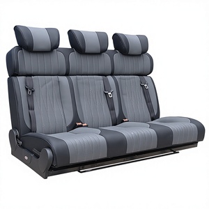 Canapé-lit réversible personnalisé deux places Business Camper 2026 pour sièges arrière de véhicule utilitaire, sièges de voiture modifiés de luxe - Product Image 2