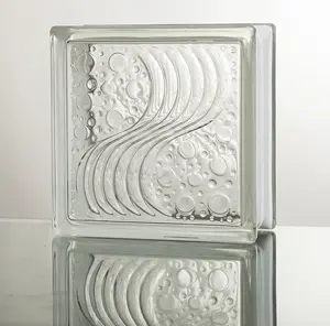 wholesale bubble clear glass block from China supplier