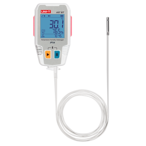 UNI-T A56 BT & A57BT pour . Enregistreur de données de température et d'humidité - Plage -40°C à 85°C - IP54 - Stockage de 64 000 données - Logiciel d'analyse PC/APP - Product Image 5