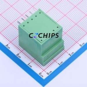 JL15EDGRH-35010G01 Plug-in Terminal Block Bent Lead Through Hole,P=3.5mm Board-to-Board / Socket - Closed 2x5P 3.5mm Green - Product Image 2
