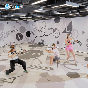 Jeux d'arcade interactifs Funinvr 9D VR, <span class=keywords><strong>jeu</strong></span> de tir en réalité virtuelle, <span class=keywords><strong>jeu</strong></span> de tir multijoueur VR, simulateur de tir VR - Product Image 2