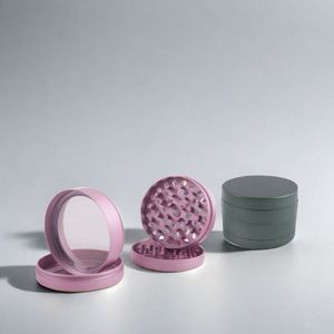 Broyeur à herbes en zinc 63 mm 4 pièces OEM/ODM en gros, broyeur à tabac avec peinture céramique - Product Image 5