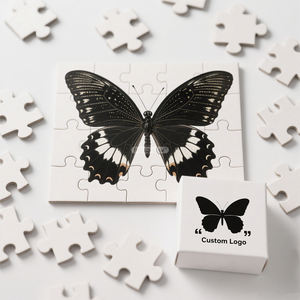 OEM ODM personalización personalizada rompecabezas molde de corte 42 Piezas mariposa insecto patrón rompecabezas Pp rompecabezas para Unisex - Product Image 2