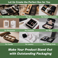 Boîte de luxe avec logo personnalisé, fermeture magnétique, couvercle en carton rigide, boîte en carton noir avec aimant, emballage pour chaussures, vêtements, emballage cadeau en carton